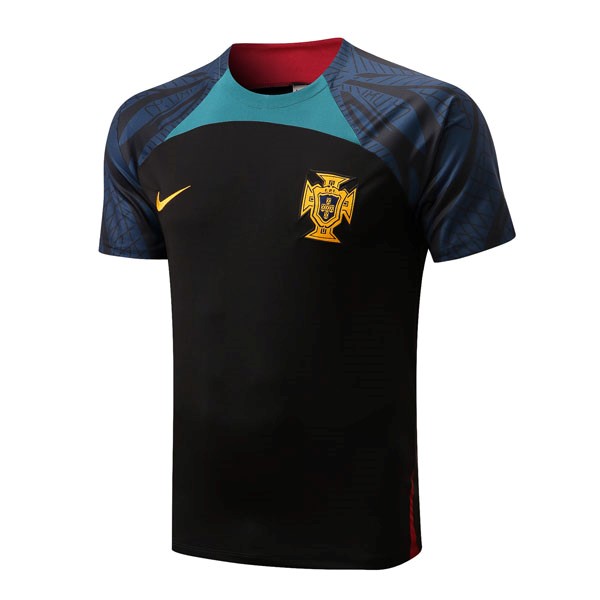 Trikot Entrenamien Portugal 2022-2023 Schwarz Blau